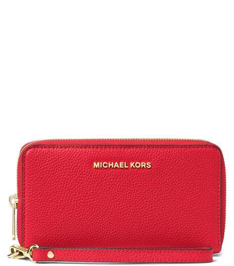 cartera michael kors roja|cartera michael kors original.